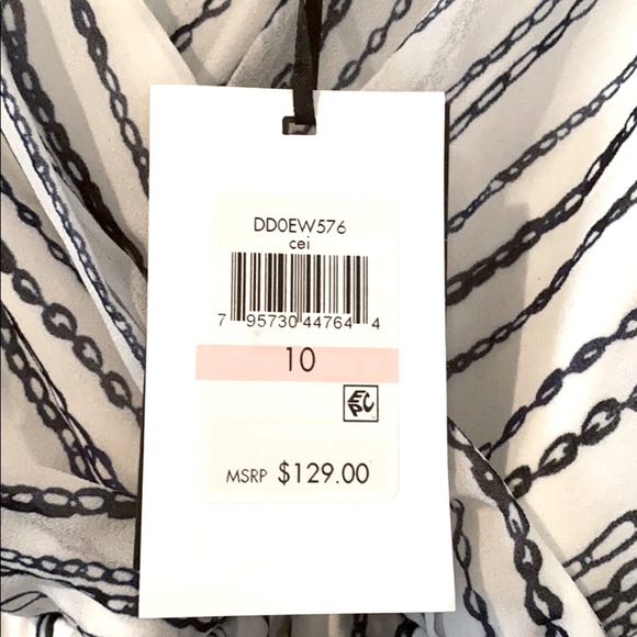 COPY - DKNY Navy & White Dress - NWT - Picture 5 of 6